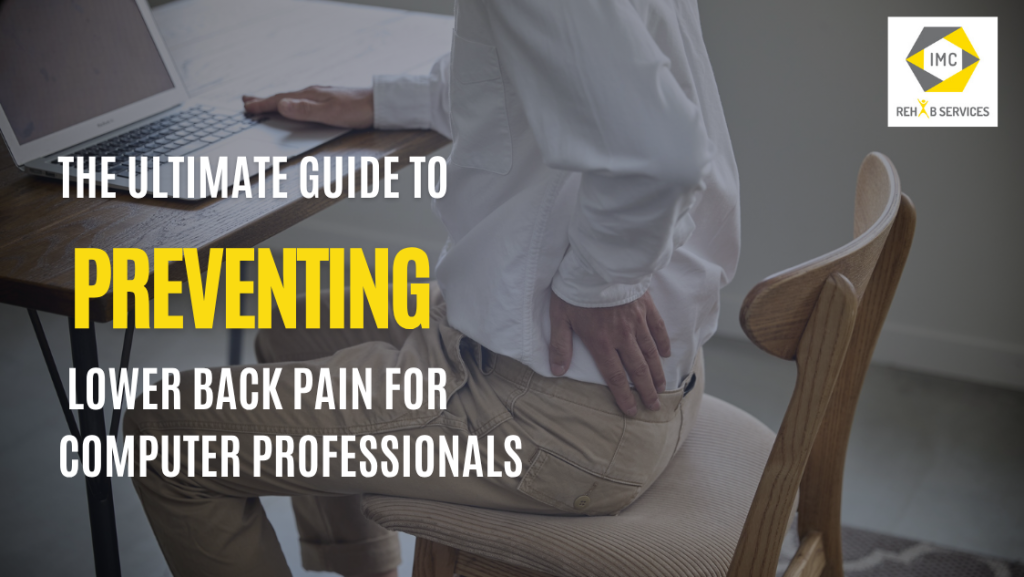 IT profession with lower backpain